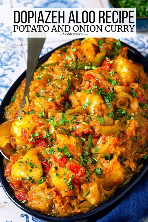 Potato Recipe Main Dish, Pepper Potato Recipe, Persian Potato Curry, Tofu Potato Curry, Potato Beans Recipes, Thai Potato Curry, Aloo Dal Recipe, Dry Potato Curry, Egg And Potato Curry Recipe Indian