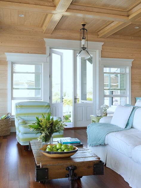 Bald Head Island Nc, Beach Style Living Room, Beach Theme Living Room, Beachfront Decor, Bald Head Island, Beach Living Room, House Of Turquoise, Beach Cottage Decor, Bald Head