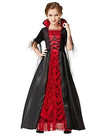 Vampire Costume Kids, Girls Vampire Costume, Dead Bride Costume, Spirit Costume, Spirit Halloween Costumes, Vampire Dress, Vampire Halloween Costume, Vampire Costumes, Halloween Costume Store