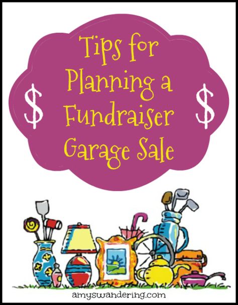 Decluttering Questions, Yard Sale Fundraiser, Charity Work Ideas, Garage Sale Tips, Sports Fundraisers, Pta Ideas, Easy Fundraisers, Fun Fundraisers, School Fundraising