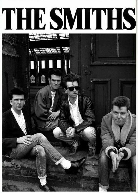 Band Posters The Smiths, The Smiths Black And White, Black And White Music Posters, Britpop Poster, The Smiths Wallpaper, The Smiths Aesthetic, The Smiths Band, The Smiths Poster, Grunge Posters