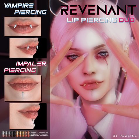 Sims 4 Cc Goth, Sims 4 Piercings, Cc Furniture, The Sims 4 Skin, Lip Piercings, Sims 4 Cas Mods, Pelo Sims, Sims 4 Body Mods, Sims 4 Cc Makeup