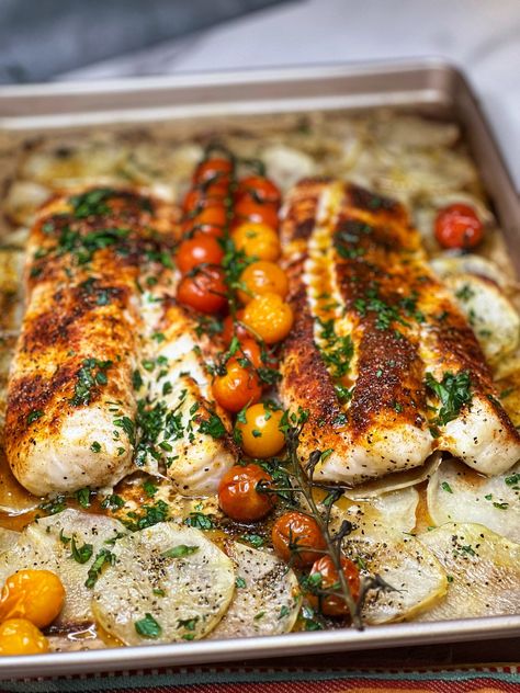 Baked Cod with Brown Butter | Charlotte Fashion Plate Baked Cod With Brown Butter, Baked Oyster Recipes, Baked Oysters, Cod Dishes, Baked Cod Recipes, Roasted Cod, Charlotte Fashion, Brunch Appetizers, Oyster Recipes