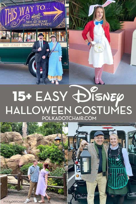 Are you ready to add a touch of Disney magic to your Halloween festivities this year? Whether you're planning to celebrate with friends, attending Mickeys Not So Scary Halloween Party, or go trick-or-treating with the family, Disney-themed costumes are always a hit. We've rounded up sixteen of our favorite easy to DIY Disney Halloween costumes for you today. Cinderella Mouse Costume, Mickeys Halloween Party Costumes, Family Halloween Costumes Disney, Diy Disney Halloween Costumes, Easy Family Halloween Costumes, Easy Disney Costumes, Disney Family Costumes, Mickeys Not So Scary Halloween, Adult Disney Costumes