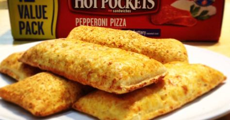 Jim Gaffigan May Have Killed Hot Pockets Once and for All Hot Pockets Aesthetic, Hot Pocket Aesthetic, Class Snacks, Frozen Appetizers, Pizza Pockets, Best Food Trucks, Drinks From Around The World, Pizza Sandwich, Hot Pockets