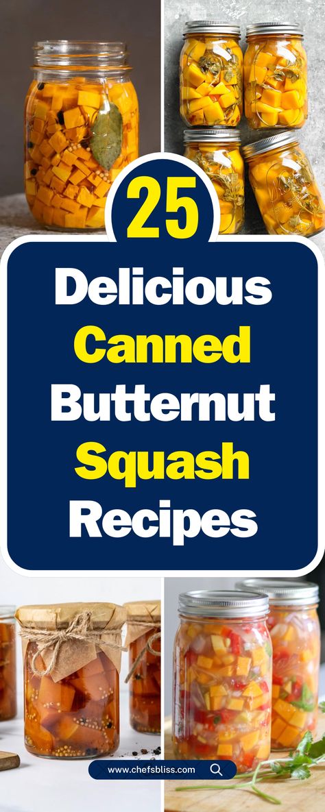 25+ Delicious Canned Butternut Squash Recipes for Every Occasion! Canned Butternut Squash Recipes, Canned Butternut Squash, Canned Butter, Feta Chicken, Butternut Squash Risotto, Butternut Squash Recipes, Acorn Squash, Stuffed Pasta Shells, Squash Recipes