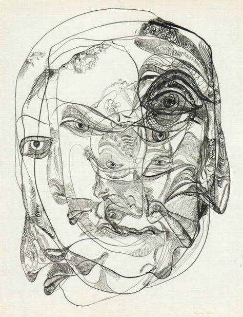 Henri Michaux Female Surrealists, Automatic Drawing, Francis Picabia, Arte Alien, Venice Biennale, Art Brut, Art Et Illustration, Art And Illustration, Outsider Art