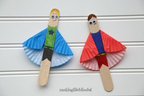 Disney Incredibles Craft Superhero Sticks | Making Life Blissful 2nd Grade Crafts, Summer School Crafts, 1st Grade Crafts, Popsicle Stick Crafts For Kids, Superhero Crafts, Easy Valentine Crafts, Mermaid Crafts, Superhero Kids, Valentine Crafts For Kids