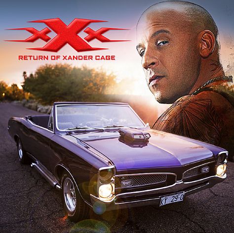 Vin Diesel Shirtless, Cars In Movies, Famous Movie Cars, Famous Vehicles, 1967 Pontiac Gto, Xander Cage, Return Of Xander Cage, Tv Cars, Pontiac Lemans