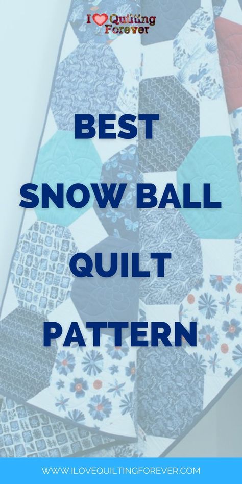 Free Snowball Quilt Pattern, Snow Ball Quilt Pattern, Snowball Block Quilts, Snowball Quilts Ideas, Snowball Quilt Pattern, Snowball Quilt Patterns Free, Snowball Quilt Block, Blue Quilt Patterns, Snowball Quilts