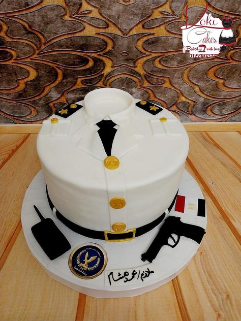 #https://www.facebook.com/kokicakebaked #cake #cakedecorating #cakeart #cakedecor #cakesdecor Police Graduation Cake, Police Cake Design, Vanilla Mouse, Cake Police, Police Cake, Police Cakes, Police Graduation, Police Academy Graduation, Birthday Cakes For Men