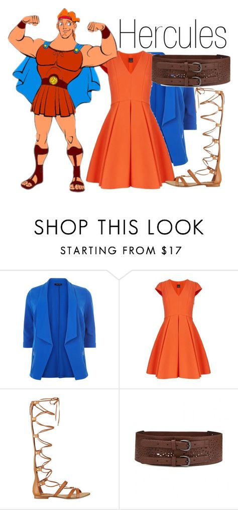 "Hercules~ DisneyBound" by basic-disney ❤ liked on Polyvore featuring New Look, Pinko, Disney and GUESS Hercules Disneybound, Disney Bound Outfits Casual, Color Combos Outfit, Disney Bound Outfits, Disney Party, Diy Dress, Disney Outfits, Hercules, Fashion Set