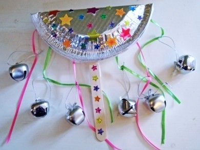 toddler new years crafts | Fun New Year's Eve Crafts Kids Will Enjoy ... | All Women Stalk Purim Crafts, Jingle Bell Crafts, New Year's Eve Crafts, Kids New Years Eve, New Year's Eve Activities, Storytime Crafts, Noise Maker, New Years Activities, New Year's Crafts