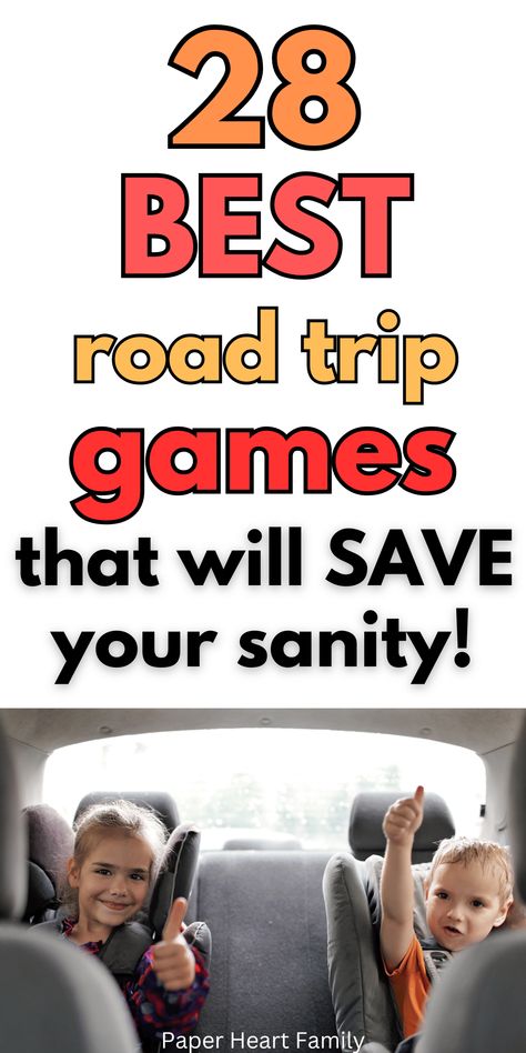 Kids Car Games Road Trips, Games To Play With Toddlers, Games For The Car, Road Trip Car Games, Car Ride Games, Car Trip Activities, Road Trip Games For Kids, Fun Car Games, Car Games To Play