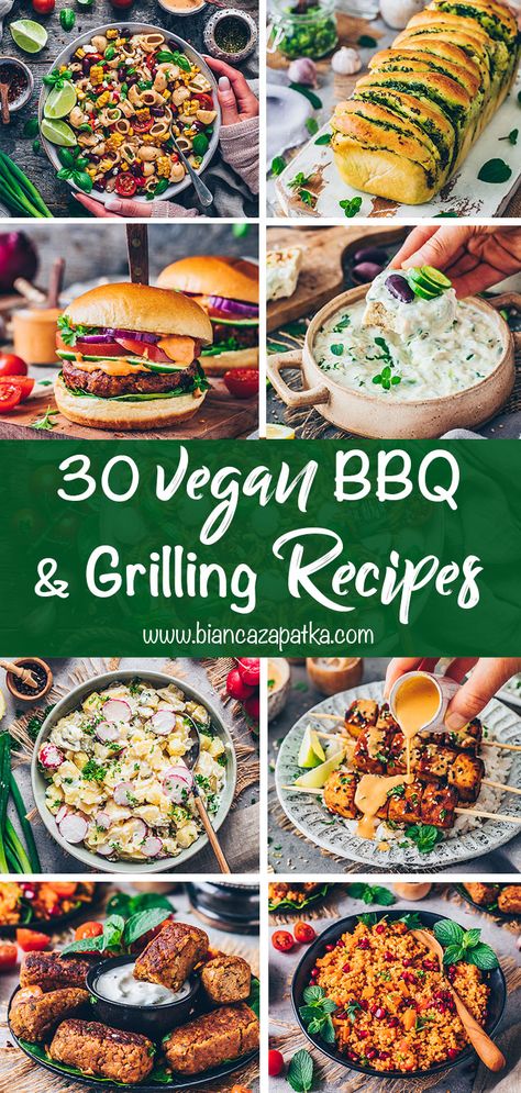 Grill Recipes Vegetarian, Bbq Food Ideas Vegetarian, Veg Barbeque Recipes, Vegetarian Cookout Food, Vegetarian Barbecue Ideas, Vegetarian Grill Recipes, Bbq Sides Vegan, Plant Based Grilling Recipes, Grilled Vegan