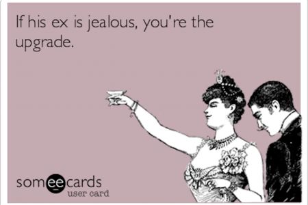 When His Ex Is Jealous, Baby Mama Drama Quotes, Ex Girlfriend Quotes, Girlfriend Quotes Funny, Bitter Ex, Jealous Ex, Ex Quotes, Scary Face, Crazy Ex