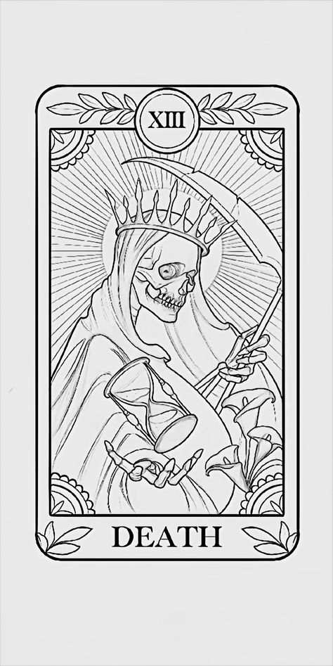 Tarot Card Drawing Base, Tarot Deck Tattoo, Tarot Tattoo Flash, Terro Cards Tattoos, Drawing Tarot Cards, Tarot Card Flash Tattoo, Blank Tarot Card Template, Tarot Flash Tattoo, Tarot Card Ideas