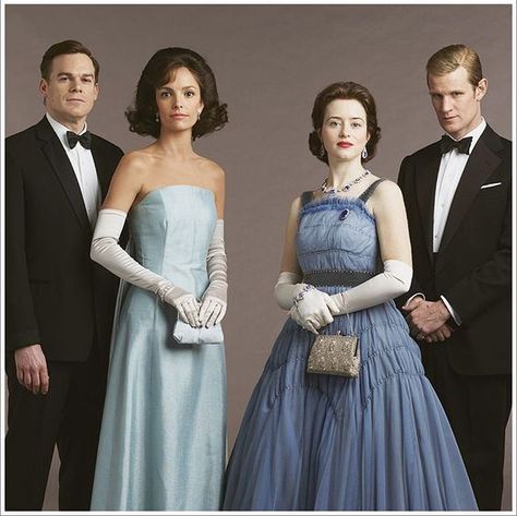 The Crown Season 1, The Crown Season 2, Crown Tv, Crown Netflix, The Crown Series, Tuxedo Wedding Suit, The Crown Season, White Jackets, Claire Foy