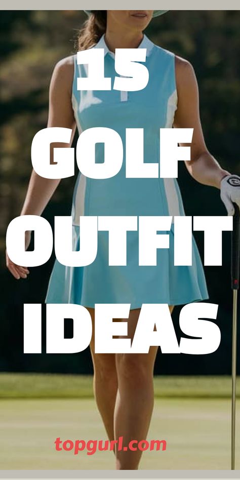 15 Stylish Golf Outfits to Slay On & Off the Green. Chic Golf Outfits Women, Women's Golf Outfit, What To Wear Golfing Women, What To Wear To Topgolf, Golf Clothes, Golf Tournament Outfit, Floral Joggers, Party Outfits For Women, Womens Golf Shirts