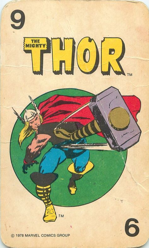 Marvel Comics Superheroes Card Game | Flickr - Photo Sharing! Marvel Comics Superheroes Card Game, Marvel Comics Vintage, Thor Comic, Marvel Cards, Univers Marvel, The Mighty Thor, Marvel Comics Superheroes, Comic Poster, Marvel Posters