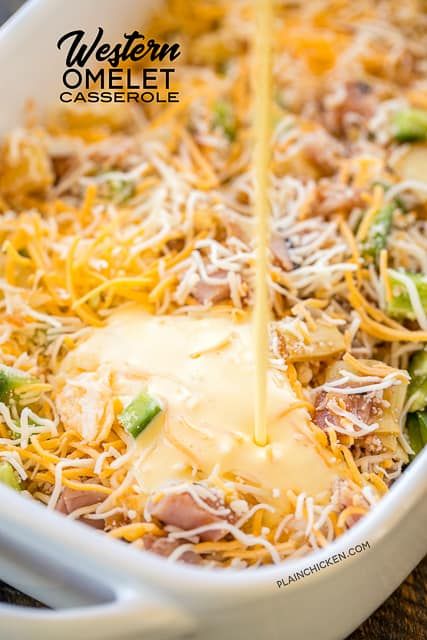 Western Omelet Casserole Western Omelet Casserole, Buttered Biscuits, Salsa Eggs, Omelet Casserole, Dinner Ham, Egg Casseroles, Vegetable Slow Cooker, Low Carb Quiche, Low Carb Tacos