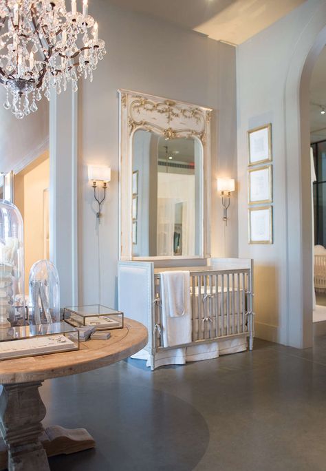 Designer Nursery, Lay Baby Lay, Luxury Baby Room, Mommy Inspiration, Luxury Nursery, Restoration Hardware Baby, Nursery Decor Inspiration, Rh Baby, Dream Nurseries