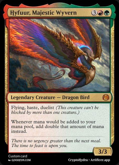 Mtg Legendary Creatures, Dragon Bird, Mtg Decks, Mtg Altered Art, Dragon City, Magic The Gathering Cards, Magic Spell Book, Legendary Creature, Magic Cards