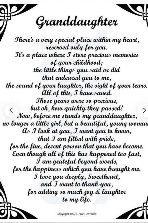 Letter To Grandma From Granddaughter, Prayer For Granddaughter, Letters To My Granddaughter, Second Grandchild Poem, Birthday Poem For Granddaughter, The First Grandchild Poem, Birthday Sentiments For Granddaughter, Grandchildren Quotes, Grandson Quotes