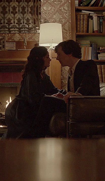 Sherlock and Irene - A Scandal in Belgravia. Your pulse was elevated. Your eyes were dilated. Sherlock And Irene, Sherlock Holmes Series, Lara Pulver, Sherlock Holmes Benedict, Irene Adler, Vatican Cameos, Sherlock Series, Mycroft Holmes, Benedict Sherlock