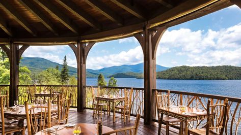 Lake Placid Lodge | Condé Nast Traveler Lake Placid Lodge, Lakeside Hotel, Lake Placid New York, Waterfront Wedding, Lake Placid, Country Estate, Beautiful Lakes, Hotel Deals, Lake Tahoe