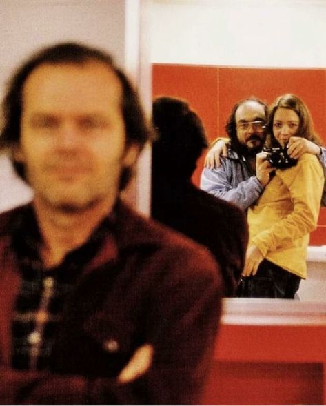 Kubrick Taking A Photo With Daughter Vivian, On The Set Of The Shining. Nicholson Thought He Himself Was The Photo’s Subject. 1980 Kubrick Photography, The Shining 1980, A Mirror Selfie, David Attenborough, Jack Nicholson, Stanley Kubrick, The Shining, Prince Charles, A Mirror