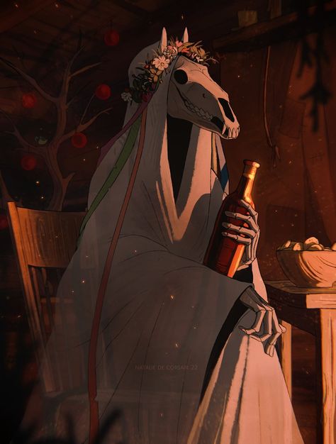 Mari Lwyd, Mythical Creatures Fantasy, Creepy Christmas, Vulture Culture, Celtic Mythology, Good For Her, Wolf Art, High Fantasy, Long Time Ago