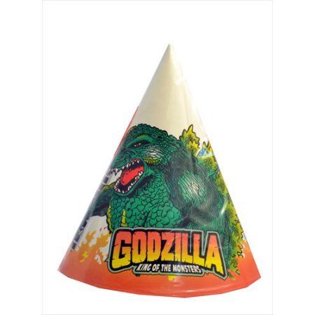 Godzilla Vintage Cone Hats (8ct) - Walmart.com Godzilla Party, Godzilla Birthday Party, Kids Party Hats, Godzilla Birthday, Vintage Birthday Parties, 1st Birthday Balloons, Favor Cups, Disney Birthday Party, Cake Banner Topper