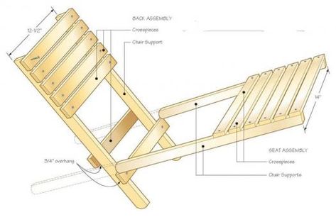 Folding Chair | Canadian Woodworking Wooden Beach Chairs, Fold Up Chairs, Canadian Woodworking, Wood Folding Chair, Outdoor Furniture Chairs, Folding Beach Chair, Outdoor Folding Chairs, Woodworking Furniture Plans, Wicker Chairs