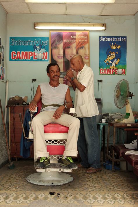 Cuban Barber Barber Shop Aesthetic, Barber Aesthetic, Fashion Content, Punta Cana, Reference Photos, Set Design, Art Reference Poses, Barber Shop, Vintage Photos