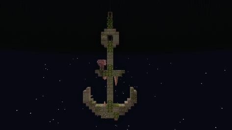 Anchor Minecraft, Minecraft Anchor, Sea Anchor, Sea Of Stars, Anchor Design, A Sea, In The End, Beautiful Photo, Minecraft