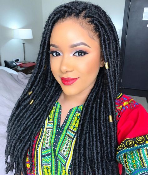 Crochet Faux Locs Styles, Faux Locs Styles, Crochet Faux Locs, Faux Locks, Twisted Hair, Passion Twists, Beautiful Dreadlocks, Locs Styles, Faux Locs Hairstyles