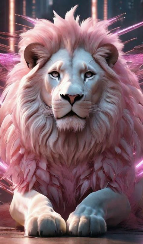 Wallpaper Kittens, Hustle Mentality, Lion Goddess, Zodiac Leo Art, Pink Lion, Big Cats Photography, Lion Photography, Spirit Animal Art, Lion Wallpaper