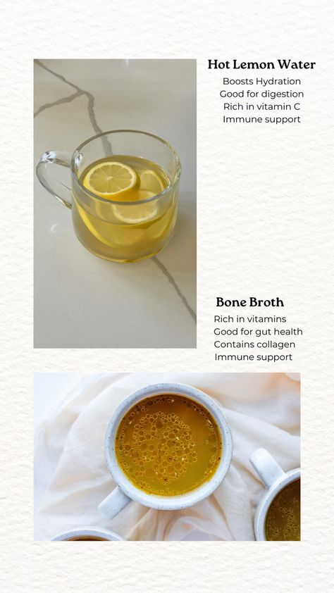 Drinks for glowy skin this autumn aestetic recipe Glowy Skin Drink, Glow Drink, Collagen Rich Foods, Collagen Recipes, Hot Lemon Water, Skin Drinks, Clean Food, Skin Glow, Glowy Skin