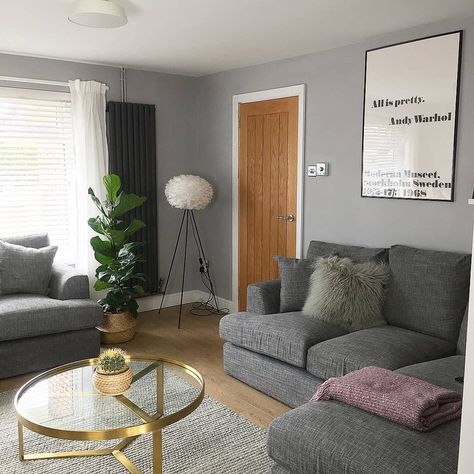 Dulux Chic Shadow Chic Shadow Dulux Living Room, Chic Shadow Dulux Paint, Dulux Chic Shadow, Radiators Living Room, Chic Shadow, Grey Hallway, Dulux Paint, Flat Ideas, Colour Ideas