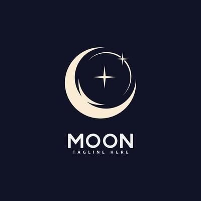 Moon logo vector icon design template 7696821 Vector Art at Vecteezy Moon Symbol, Moon Logo, Vector Icons, Vector Logo, Bts Jungkook, Design Template, Icon Design, The Moon, Vector Art