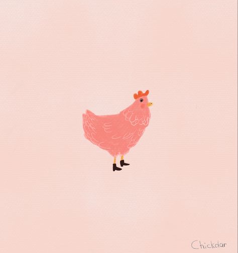 Chicken Animal Drawing, Simple Chicken Illustration, Cute Chickens Drawing, Hen Illustration Chicken Art, Folk Chicken Art, Cute Chicken Illustration, Chicken Doodle Art, Chicken Illustration Cute, Chicken Drawing Illustration