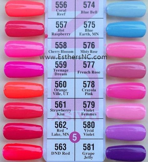 Dnd 563 Gel Polish, Bright Nail Colors Summer, Best Dnd Gel Polish Colors, Dnd Nail Colors Gel Polish Swatches, Popular Dnd Gel Polish Colors, Summer Nails Dnd Gel, Summer Dnd Nail Colors, Dnd Nail Swatches, Summer Dnd Gel Nails Colors