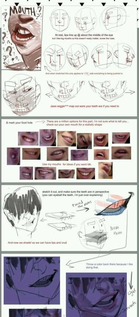 Lip Tutorial, 얼굴 드로잉, Lips Drawing, Have Inspiration, Art Help, Arte Sketchbook, Poses References, Drawing Stuff, Art Refs