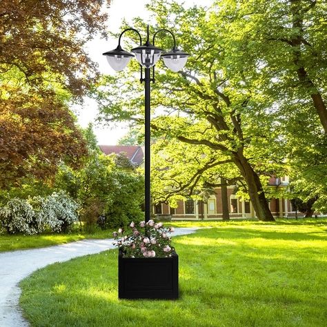 Solar Lamp Post, Solar Powered Lamp, Post Lanterns, Lantern Head, Light Post, Lamp Post Lights, Tall Lamps, Practical Lighting, Pathway Lighting