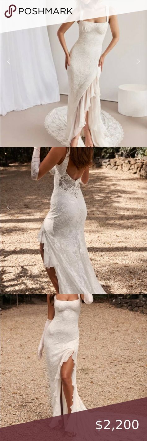 Grace Loves Lace Carmen dress size 8 Carmen Grace Loves Lace, Grace Loves Lace Carmen, Modest Bridal Dresses, Carmen Dress, Modest Bridal, Grace Loves Lace, Lace Dresses, Dress Inspo, Beach Wedding