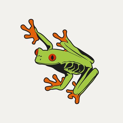 Red Eye Tree Frog Tattoo, Red Eye Tree Frog, Tree Frog Tattoos, Frog Tattoo, Red Eyed Tree Frog, Frog Tattoos, Tree Frog, Red Eye, Tree Frogs