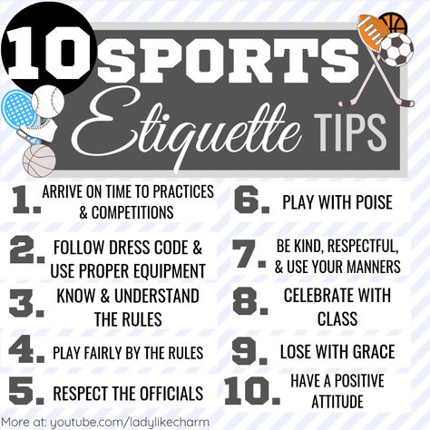 Compete with good sportsmanship & respect by practicing these 10 tips! This way you may carry yourself like a winner no matter how the competition turns out! Click the image to save and print! Good Sportsmanship, Soccer Ideas, Coaching Quotes, Tagalog Quotes Hugot Funny, Softball Coach, Teamwork Quotes, Youth Basketball, Tagalog Quotes, Yoga Mindfulness