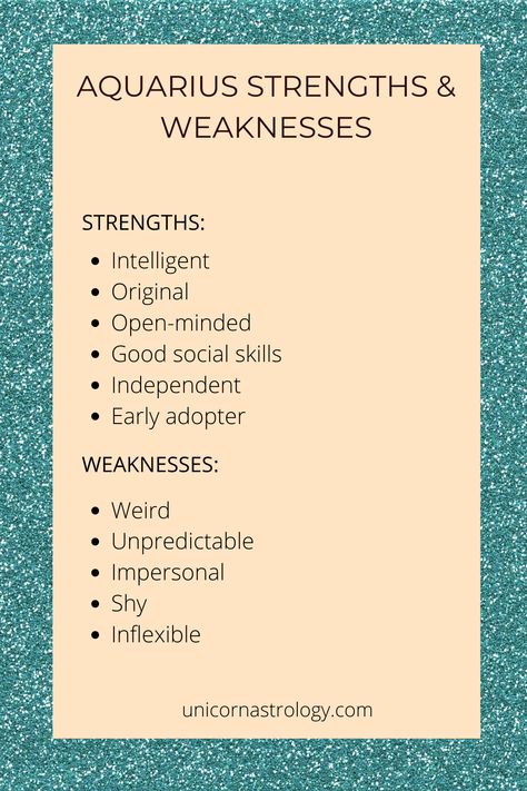 Aquarius Strengths And Weaknesses, Zodiac Signs Strengths And Weakness, Aquarius Weakness, Aquarius Information, Aquarius Women Facts, Aquarius Facts Personality Types, Aquarius Facts Women, Aquarius Facts Men, Aquarius Qualities