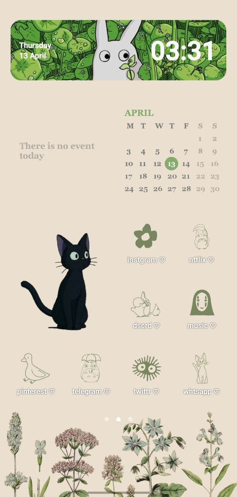 Ghibli Ios Icons, Ghibli Theme Wallpaper, White Studio Ghibli Wallpaper, Homescreen Wallpaper Studio Ghibli, Instagram Highlight Covers Studio Ghibli, Studio Ghibli Characters Icon, Studio Ghibli Website, Studio Ghibli Widget Icons Green, Studio Ghibli Wallpaper Home Screen